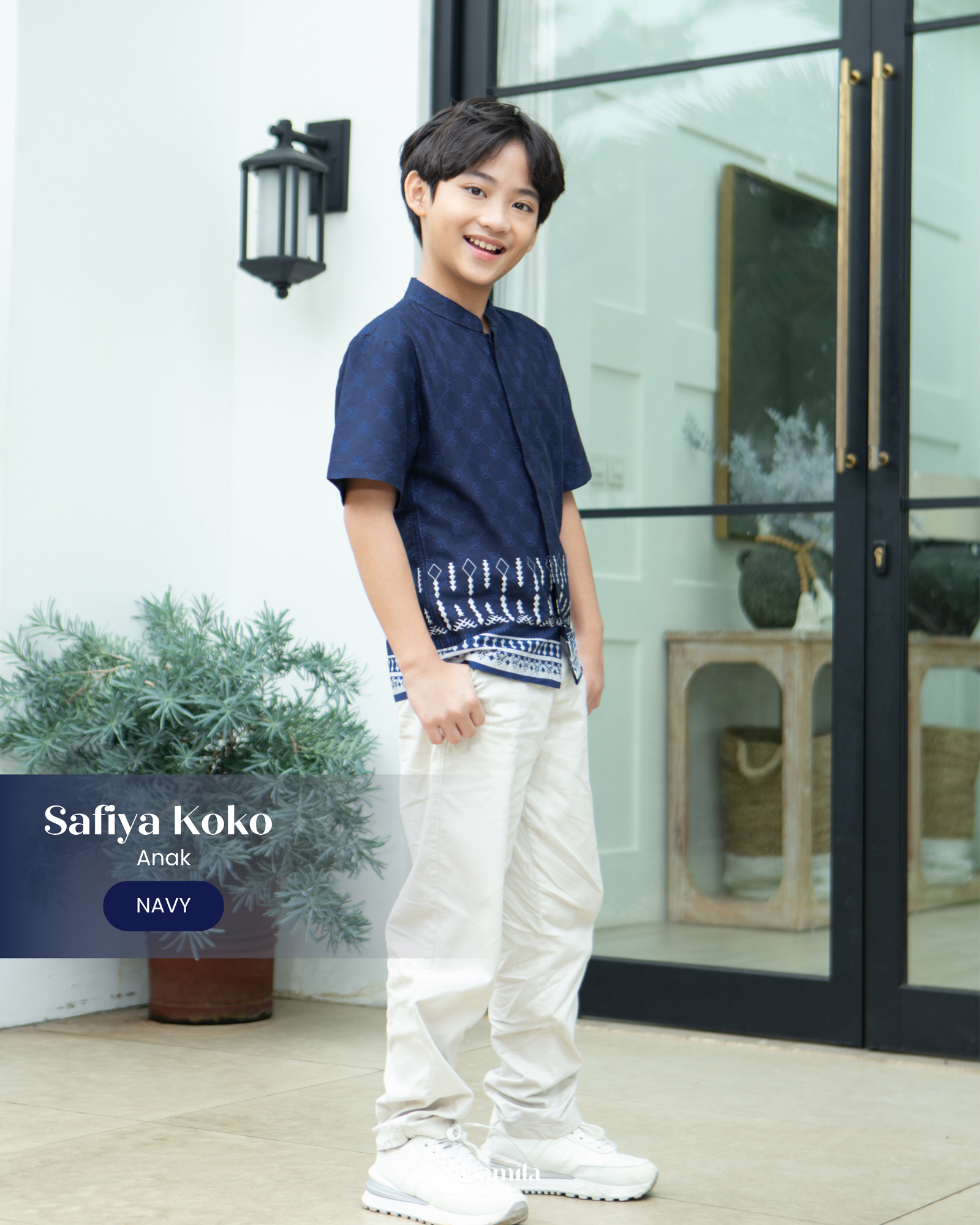 Safiya Koko Anak - Navy view 2
