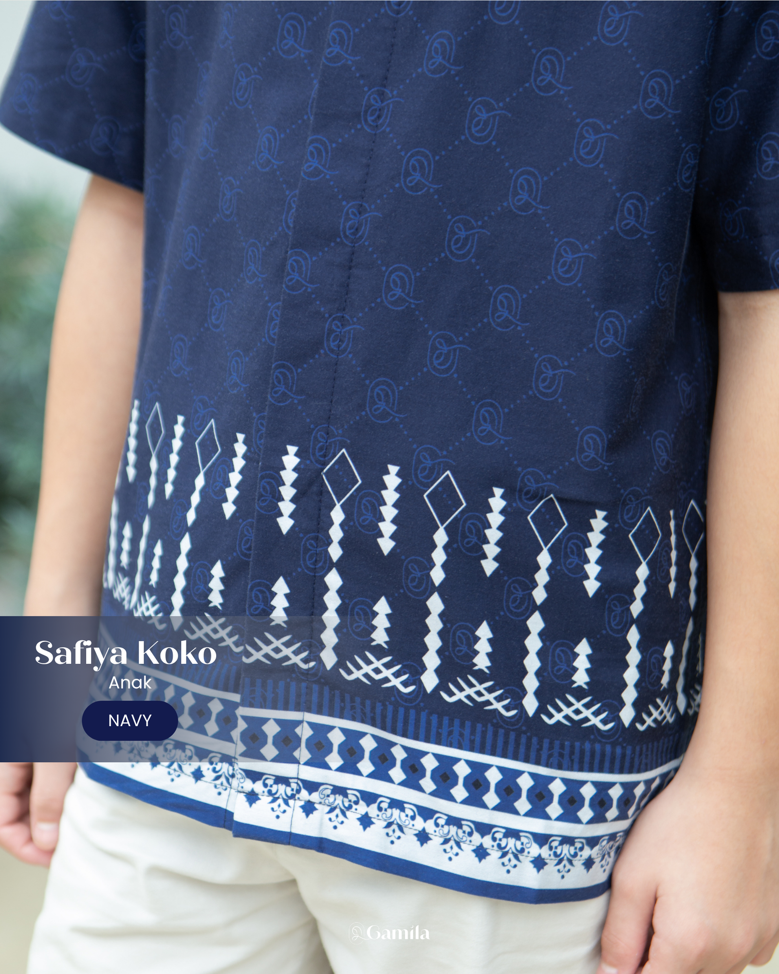 Safiya Koko Anak - Navy view 4