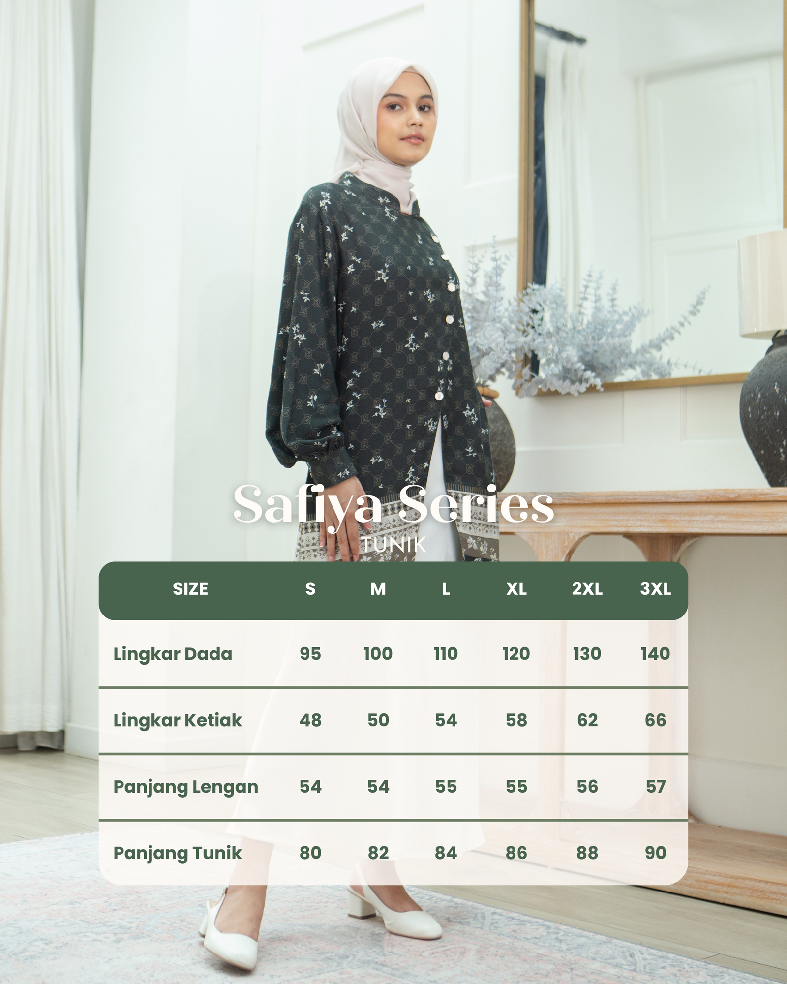 Safiya Tunik - Emerald view 6