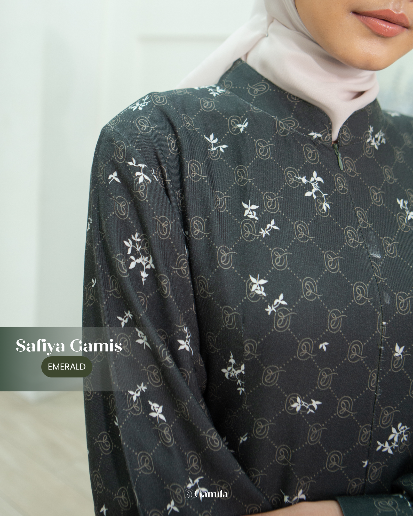 Safiya Gamis - Emerald view 2